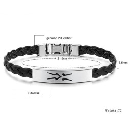 Qualität Und Quantität Gesichert Weibliche Titan Pu Armreif