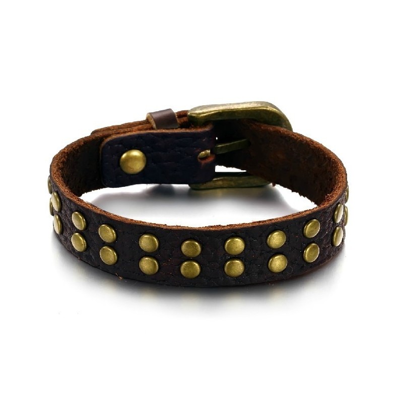 Zuverlässiger Qualitäts-Retro-Armreif Aus Titanleder Zuverlässiger Qualitäts-Retro-Armreif Aus Titanleder