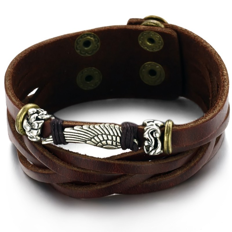 Hochwertiger Herren-Armreif Aus Titanleder Hochwertiger Herren-Armreif Aus Titanleder