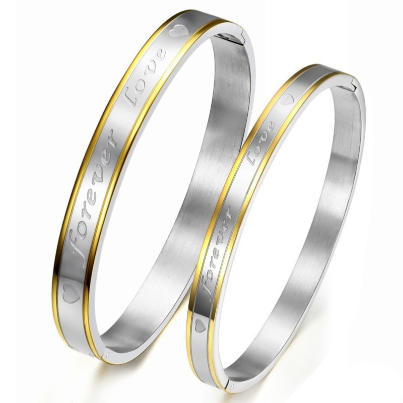 Stabile Qualität Forever Love Titan Armreif Für Liebhaber Stabile Qualität Forever Love Titan Armreif Für Liebhaber