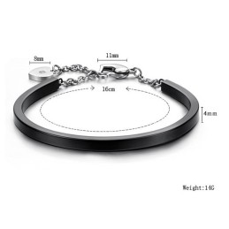 Um Eine Lange Geschichte Zu Haben Weiblicher Sweetheart Titan Armreif