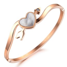 Hochwertiger Damen-Sweetheart-Armreif Aus Titan