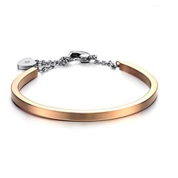 Titan-Armreif In Schlossform Für Damen Von Zuverlässiger Qualität