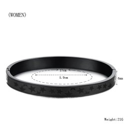 Der Titan-Armreif „The Queen Of Quality Stars“ Für Verliebte