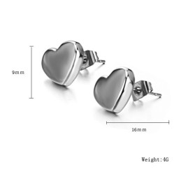 Die Königin Der Hochwertigen Weiblichen Sweetheart-Titanohrringe