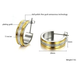 Qualität Und Quantität Gesichert Weibliche Peeling Titan Ohrringe
