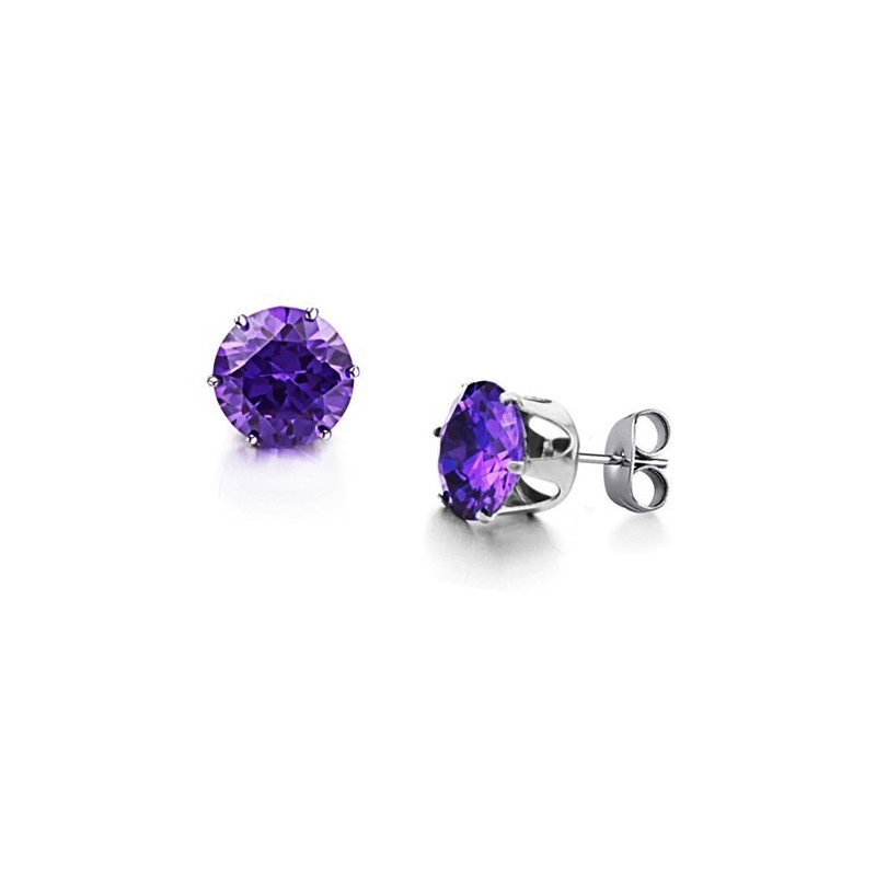 Bekannt Für Seine Hochwertigen Damenohrringe Aus Violettem Titan Mit Diamant Bekannt Für Seine Hochwertigen Damenohrringe Aus Violettem Titan Mit Diamant
