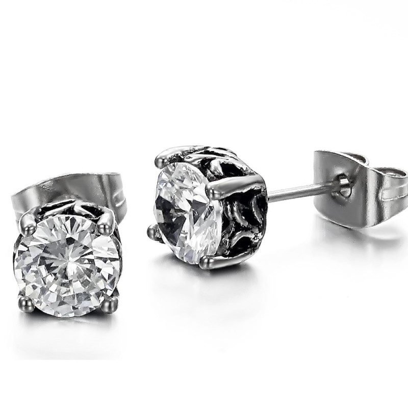 Die Königin Der Hochwertigen Unisex-Titan-Ohrringe Mit Strass Die Königin Der Hochwertigen Unisex-Titan-Ohrringe Mit Strass