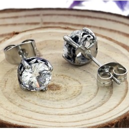 Die Königin Der Hochwertigen Unisex-Titan-Ohrringe Mit Strass