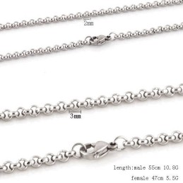 Hochwertige Edelstahl-Titan-Kette Für Liebhaber