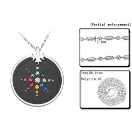 Bekannt Für Seine Hochwertige Gesundheits-Titan-Pelelith-Halskette Mit Diamant
