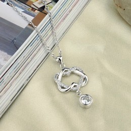 Stabile Qualitätsknoten-Halskette Aus Platiniertem Titan