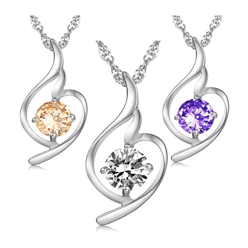 Die Königin Der Qualität Damenmode Platinierte Titan Halskette Mit Diamant Die Königin Der Qualität Damenmode Platinierte Titan Halskette Mit Diamant