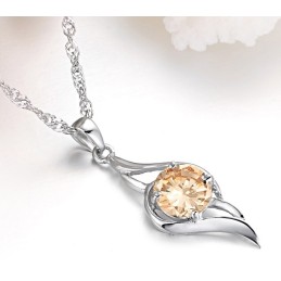 Qualität Und Quantität Gesichert Weibliche Platin Platinierung Titan Halskette Mit Diamant