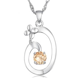 Elegante Halskette Aus Titan Mit Platinbeschichtung Von Ausgezeichneter Qualität Für Damen