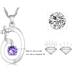 Elegante Halskette Aus Titan Mit Platinbeschichtung Von Ausgezeichneter Qualität Für Damen