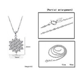 Qualität Und Quantität Gesichert Weibliche Starry Platin Plating Titan Halskette