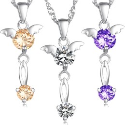 Qualität Und Quantität Gesichert Weibliche Platin Platinierung Titan Halskette Mit Diamant