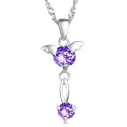 Qualität Und Quantität Gesichert Weibliche Platin Platinierung Titan Halskette Mit Diamant