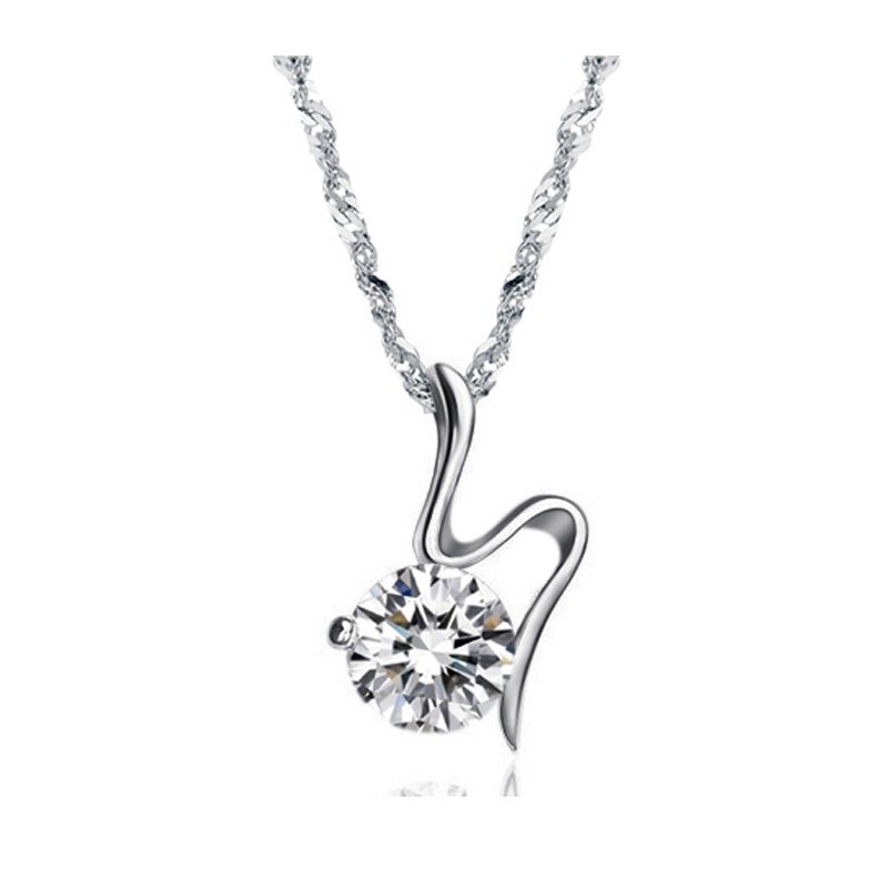 Hochwertige Damen-Halskette Aus Titan Im Retro-Stil Mit Platinbeschichtung Hochwertige Damen-Halskette Aus Titan Im Retro-Stil Mit Platinbeschichtung