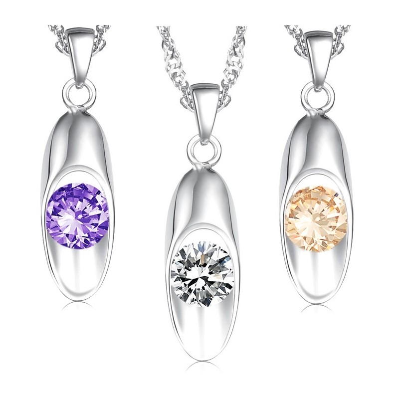 Qualität Und Quantität Gesichert Weibliche Platin Platinierung Titan Halskette Mit Diamant Qualität Und Quantität Gesichert Weibliche Platin Platinierung Titan Halskette Mit Diamant