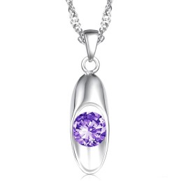 Qualität Und Quantität Gesichert Weibliche Platin Platinierung Titan Halskette Mit Diamant