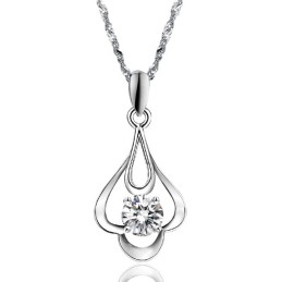 Qualität Und Quantität Gesichert Weibliche Platin Platinierung Titan Halskette Mit Diamant