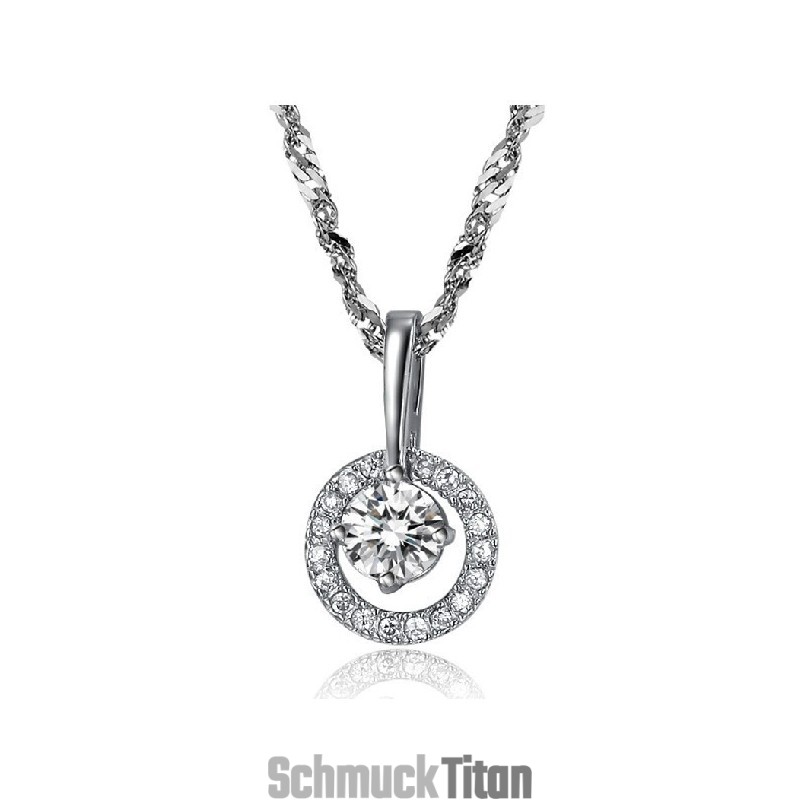 Die Königin Der Qualität Damen ierte Titan Halskette