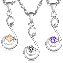 Qualität Und Quantität Gesichert Weibliche Platin Platinierung Titan Halskette Mit Diamant