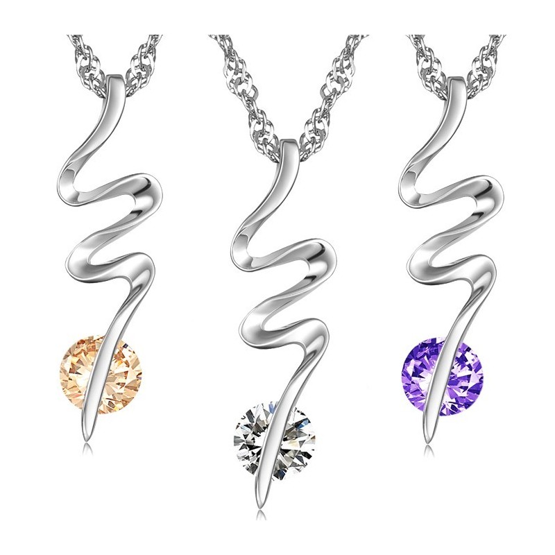 Bekannt Für Seine Hochwertige Damen-Halskette Aus Platiniertem Titan Mit Diamant Bekannt Für Seine Hochwertige Damen-Halskette Aus Platiniertem Titan Mit Diamant