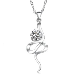 Zuverlässiger Ruf Weibliche Lila Platin Überzug Titan Halskette Mit Strass