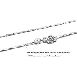 Qualität Und Quantität Gesichert Weibliche Goldsamen Platin Plating Titan Kette