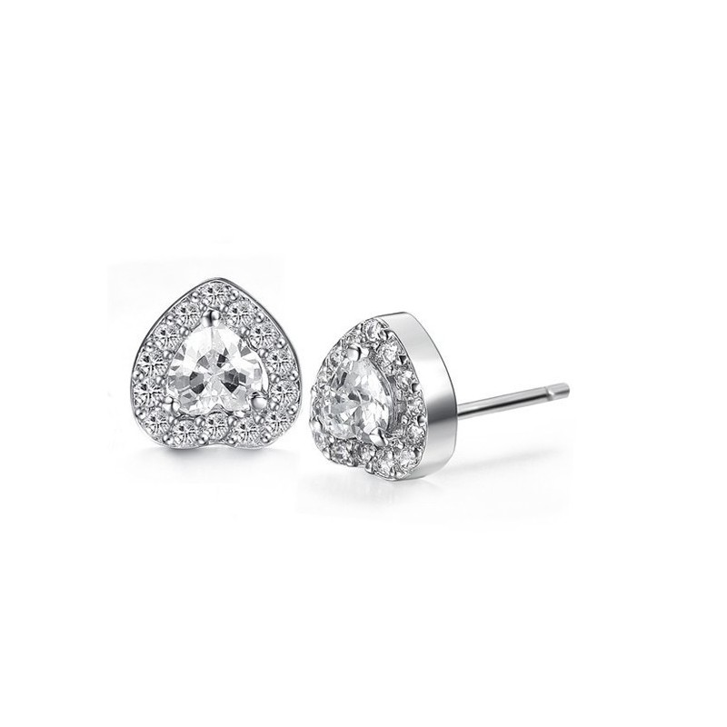 Um Im In- Und Ausland Ein Hohes Ansehen Zu Genießen Weibliche Platinierte Titanohrringe Mit Diamant Um Im In- Und Ausland Ein Hohes Ansehen Zu Genießen Weibliche Platinierte Titanohrringe Mit Diamant