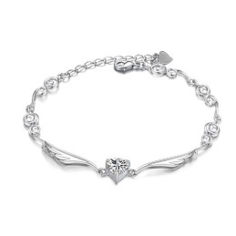 Große Auswahl An Weiblichen Platin-Titan-Armbändern Mit Diamanten