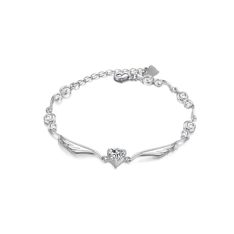 Große Auswahl An Weiblichen -Titan-Armbändern Mit Diamanten