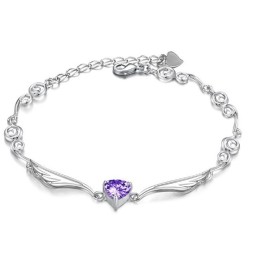 Große Auswahl An Weiblichen -Titan-Armbändern Mit Diamanten