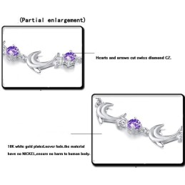 Qualität Und Quantität Gesichert Weibliche Delphin Form Platin Platinierung Titan Armband Mit Kristall