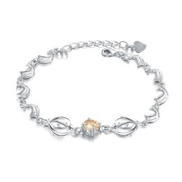 Die Königin Der Qualität Weibliches Delfin-Förmiges Platin-Beschichtetes Titan-Armband