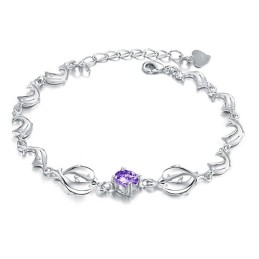 Die Königin Der Qualität Weibliches Delfin-Förmiges Platin-Beschichtetes Titan-Armband
