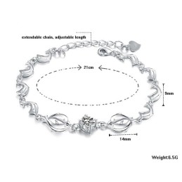 Die Königin Der Qualität Weibliches Delfin-Förmiges Platin-Beschichtetes Titan-Armband