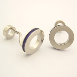 Runde Manschettenknöpfe Aus Titan Im Neuen Stil