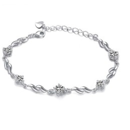 Qualität Und Quantität Gesichert Weibliche Lila Platin Beschichtung Titan Armband Mit Diamant