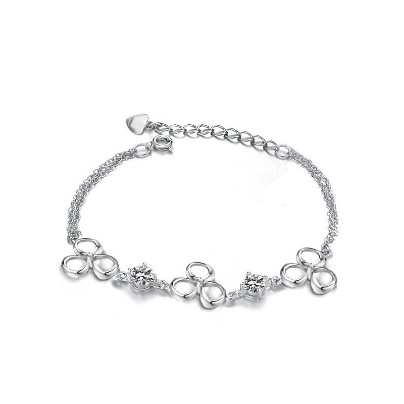 Hochwertiges Damen-Titanarmband Mit Platinbeschichtung Und Violettem Kristall Hochwertiges Damen-Titanarmband Mit Platinbeschichtung Und Violettem Kristall