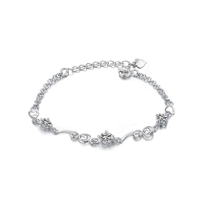 Hochwertiges Weibliches Lila Platiniertes Titanarmband Mit Diamant Hochwertiges Weibliches Lila Platiniertes Titanarmband Mit Diamant