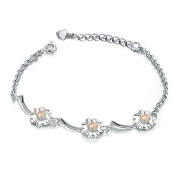 Qualität Und Quantität Gesichertes Weibliches Platin-Titan-Armband