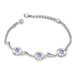 Qualität Und Quantität Gesichertes Weibliches Platin-Titan-Armband