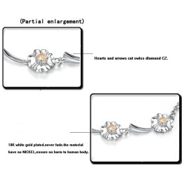 Qualität Und Quantität Gesichertes Weibliches Platin-Titan-Armband