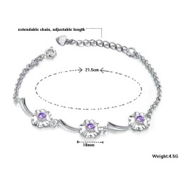 Qualität Und Quantität Gesichertes Weibliches Platin-Titan-Armband