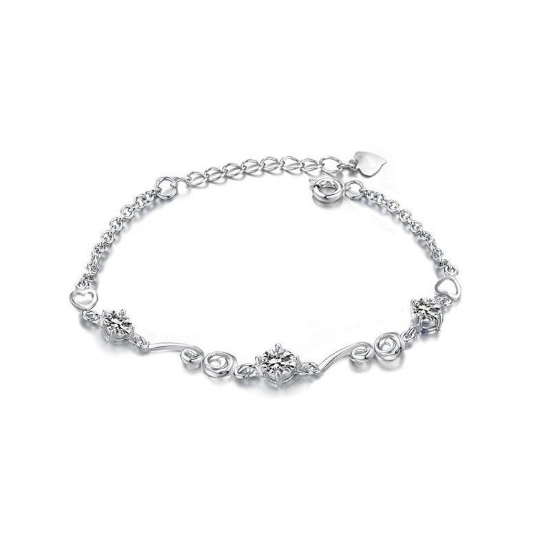 Qualität Und Quantität Gesichert Weibliche  g Titan Armband Mit Strass