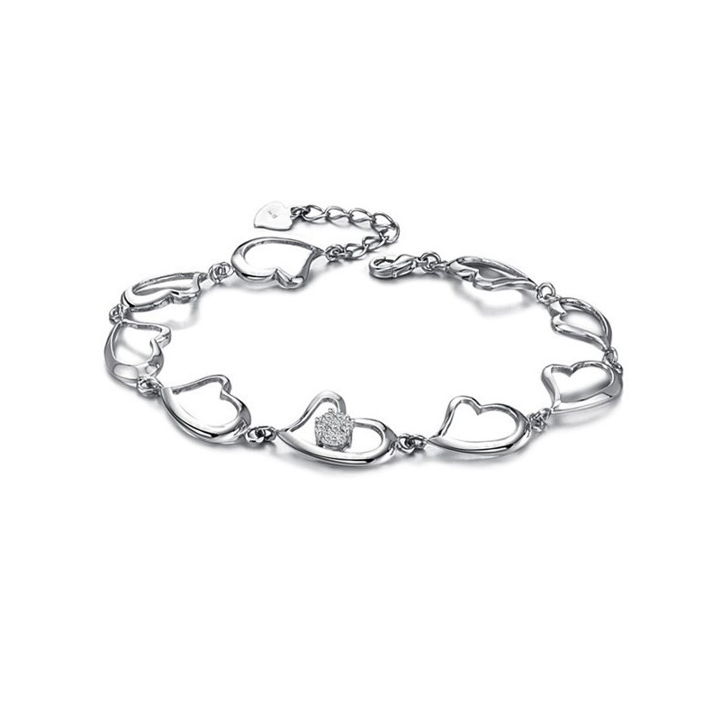 Qualität Und Quantität Gesichert Weibliche Sweetheart Platin Platinierung Titan Armband Mit Diamant Qualität Und Quantität Gesichert Weibliche Sweetheart Platin Platinierung Titan Armband Mit Diamant
